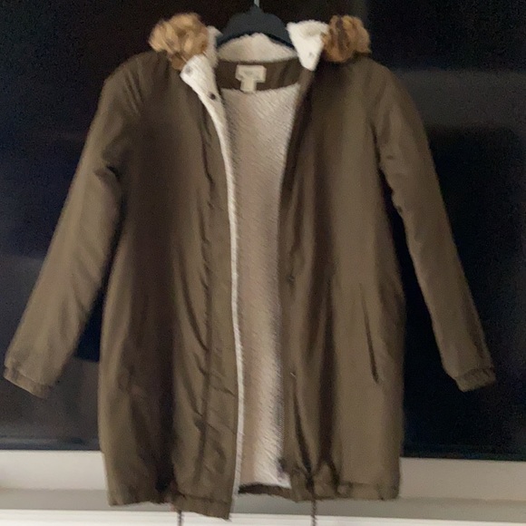 HOODED WINTER JACKET SHERPA LINED - Picture 2 of 11